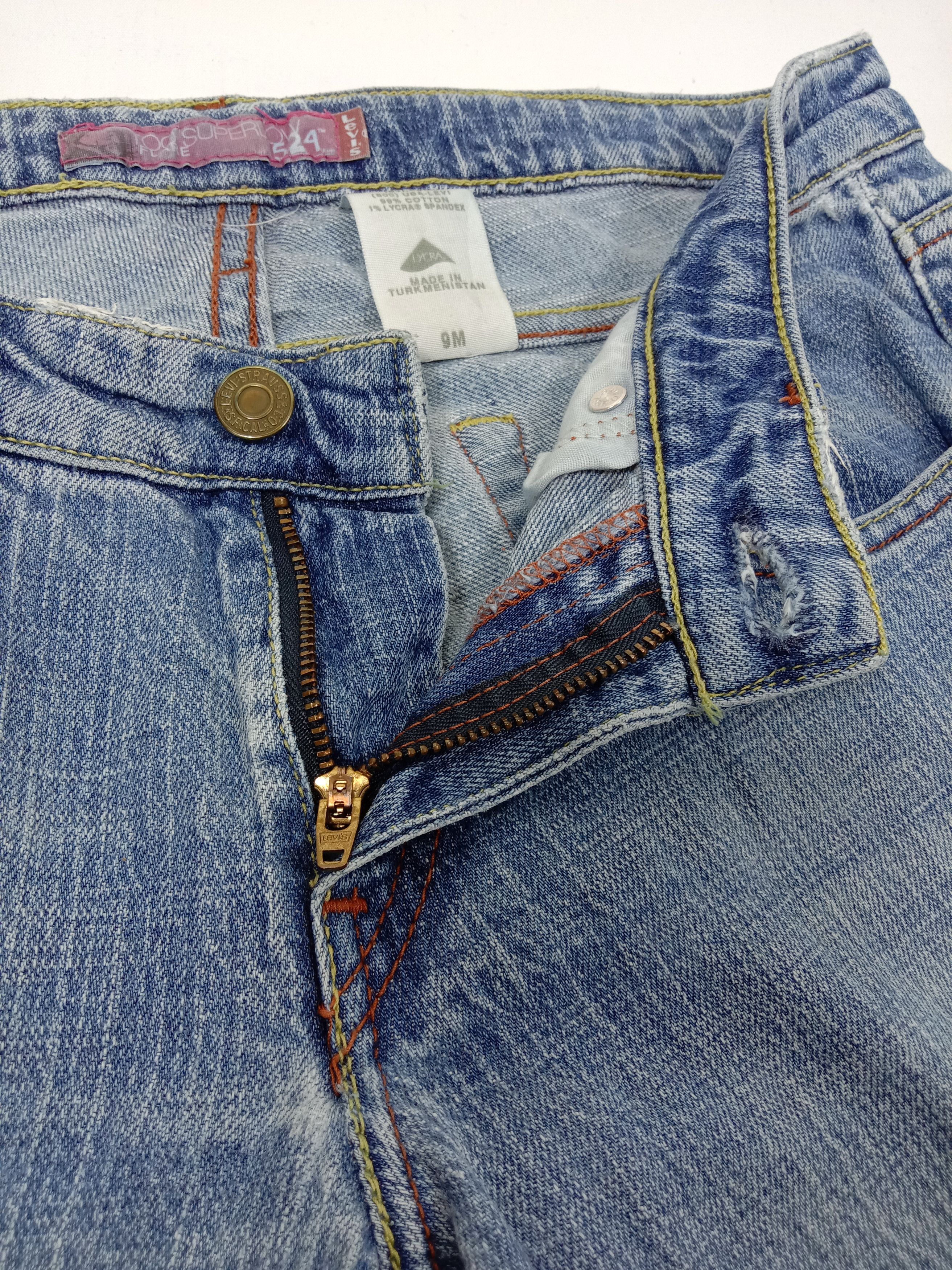 Levi's Vintage Levi's 524 Flare Jeans Light Wash Denim Size 31" - 9 Thumbnail