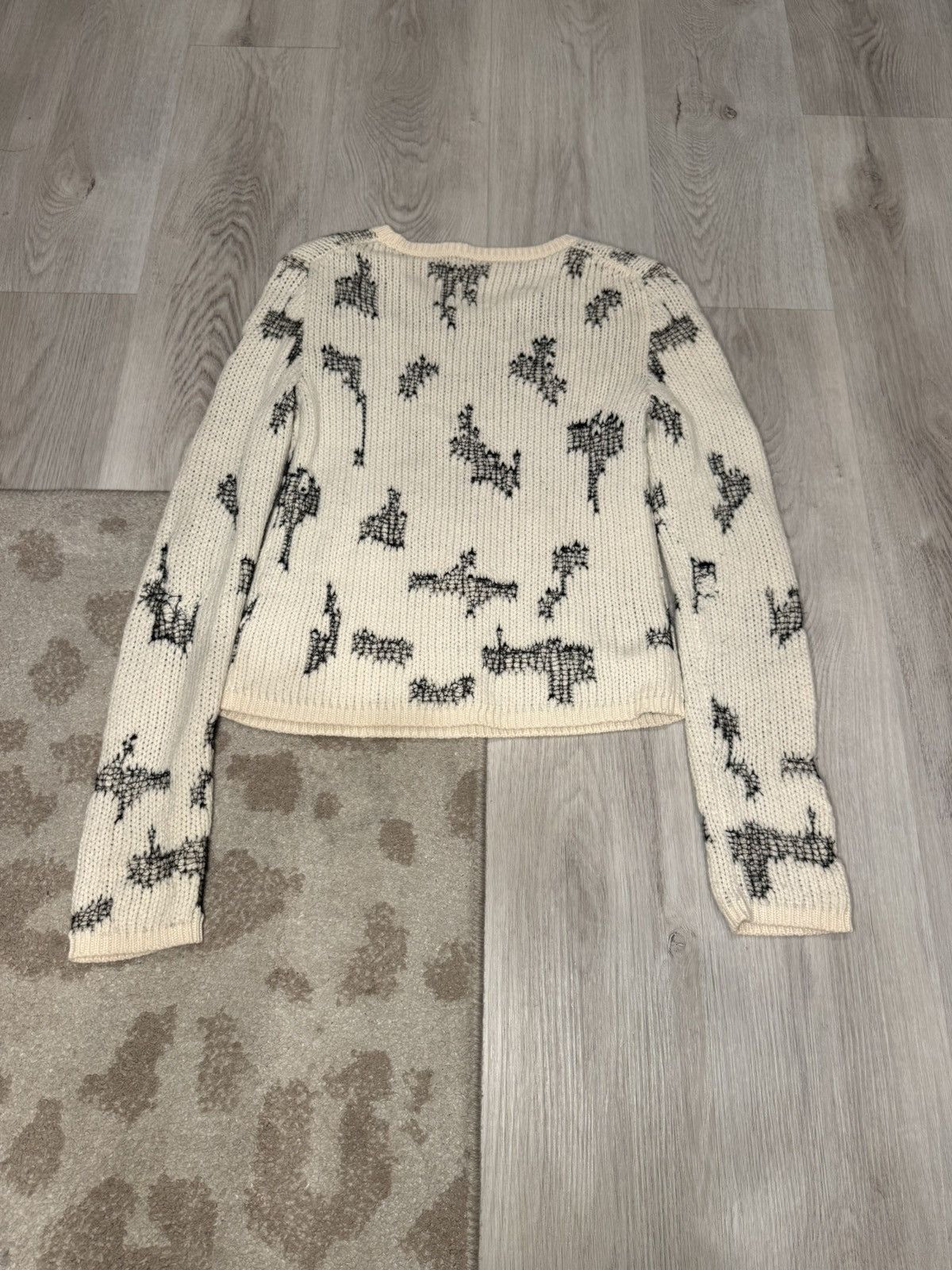 Saint Laurent Paris s/s 2017 cashmere leopard print sweater!! Size US S / EU 44-46 / 1 - 4 Thumbnail