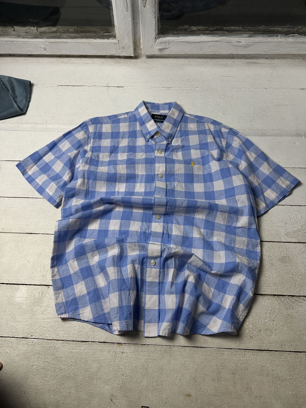Polo Ralph Lauren 🚨 VNTG Y2K Polo Ralph Lauren Shirt LUXURY RARE SHORT SLEEVE Size US M / EU 48-50 / 2 - 1 Thumbnail