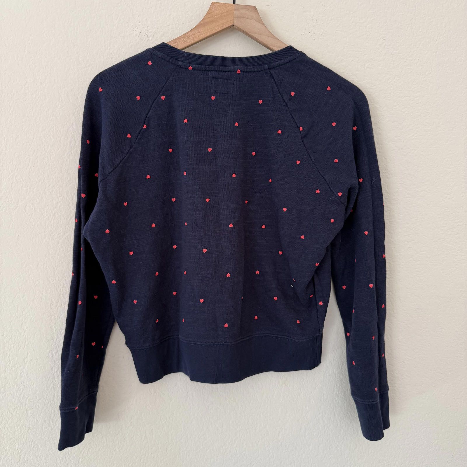 J.Crew J-Crew Sweater Women's XS Navy Vintage Fleece Size XS / US 0-2 / IT 36-38 - 4 Thumbnail