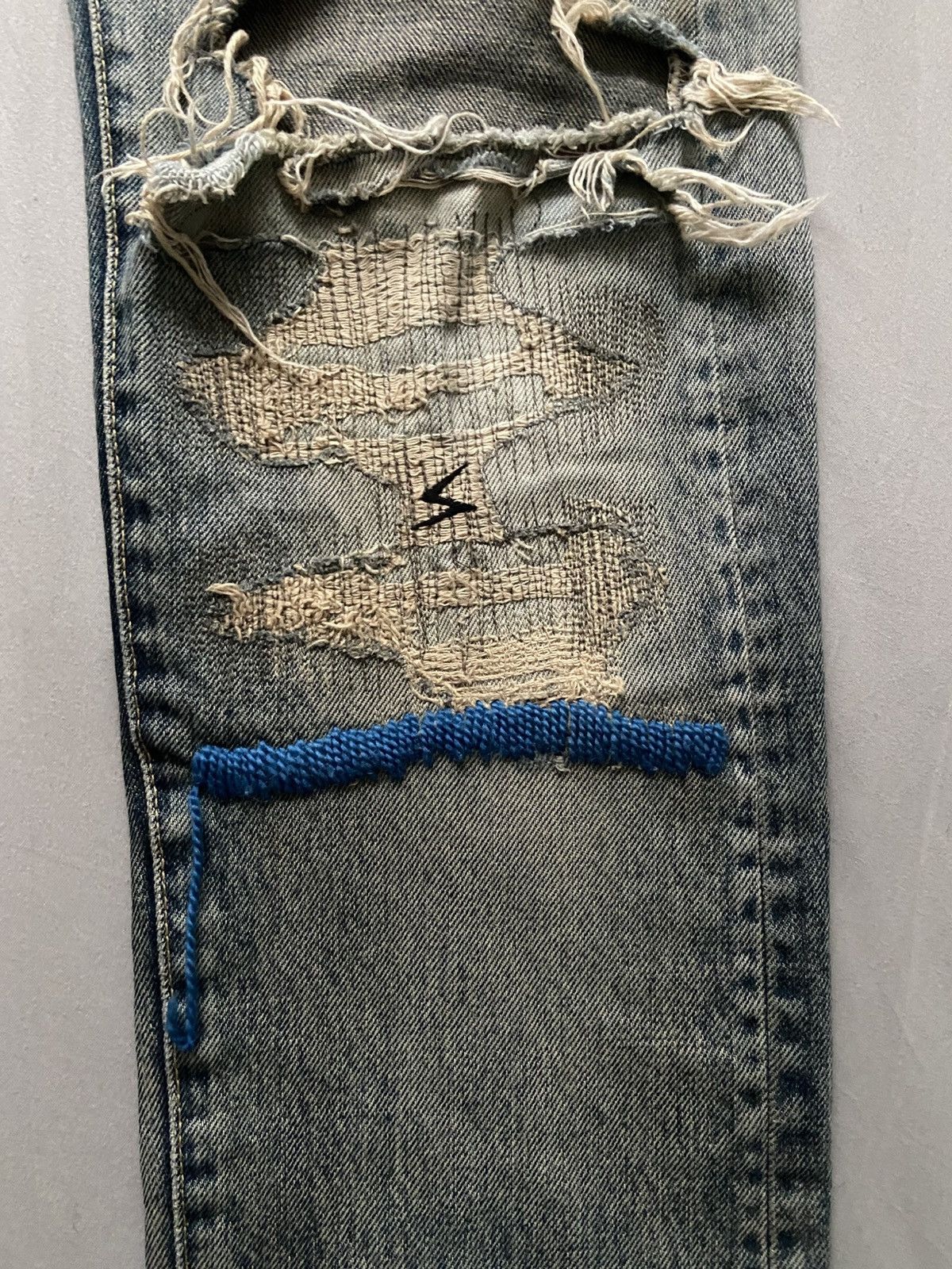 Undercover SS10 Undercover 68 Blue yarns Size US 30 / EU 46 - 6 Thumbnail