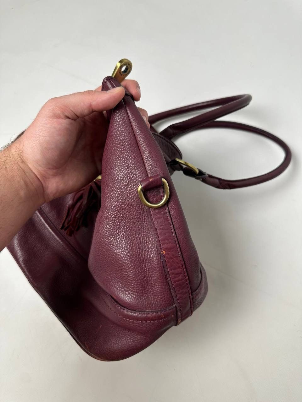 Mulberry Vintage Mulberry Leather Cherry Bag 00s Size ONE SIZE - 11 Thumbnail
