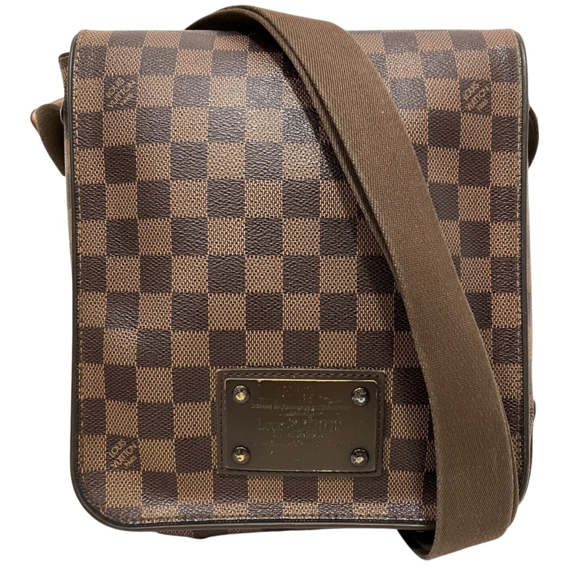 Louis Vuitton Louis Vuitton Brooklyn PM Shoulder Bag, Damier Toile Leather Size ONE SIZE - 1 Thumbnail