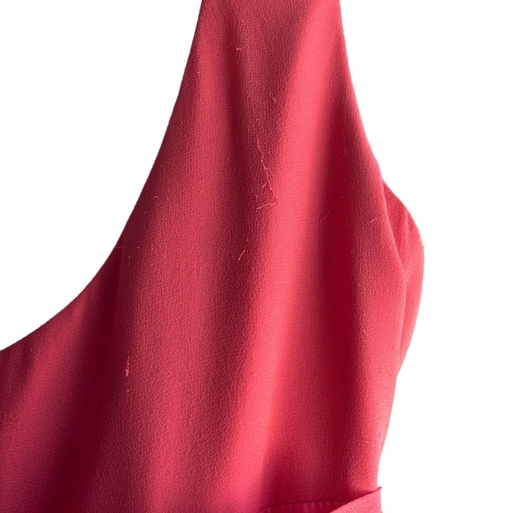Other Marchesa Notte Womens 8 100% Silk Cocktail Dress Pink Pleate Size M / US 6-8 / IT 42-44 - 9 Thumbnail