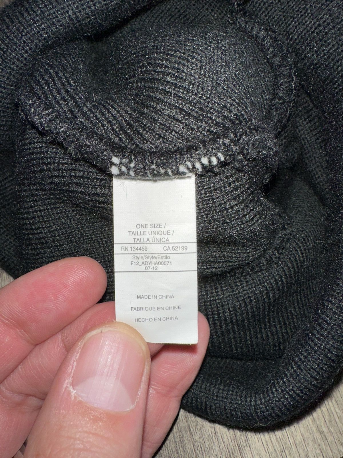 DC NWOT DC Beanie Chester Knit Hat Size ONE SIZE - 3 Thumbnail