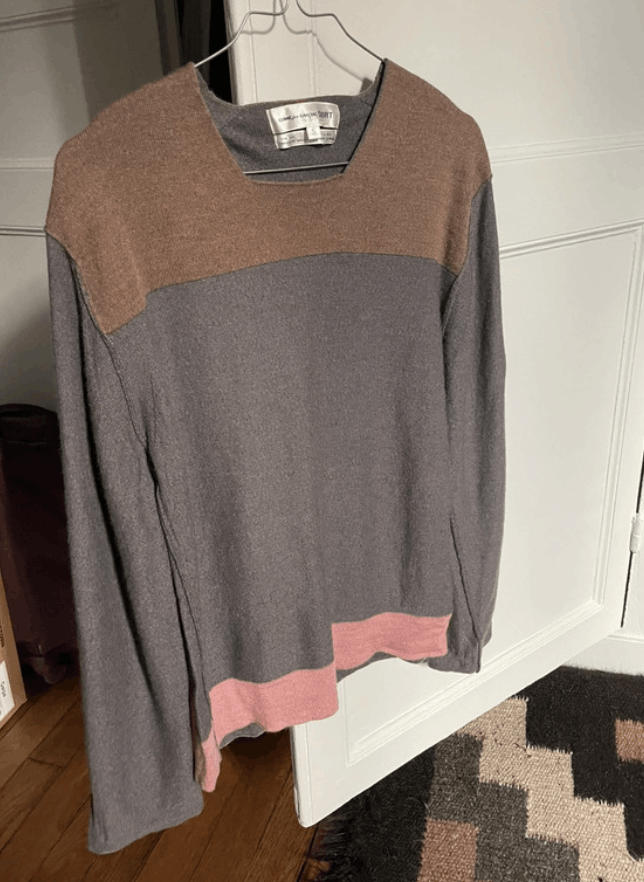 Comme des Garcons × Japanese Brand × Junya Watanabe Comme Des Garcons Sweater Jumper Knit Pullover EX0058 Size US M / EU 48-50 / 2 - 1 Thumbnail