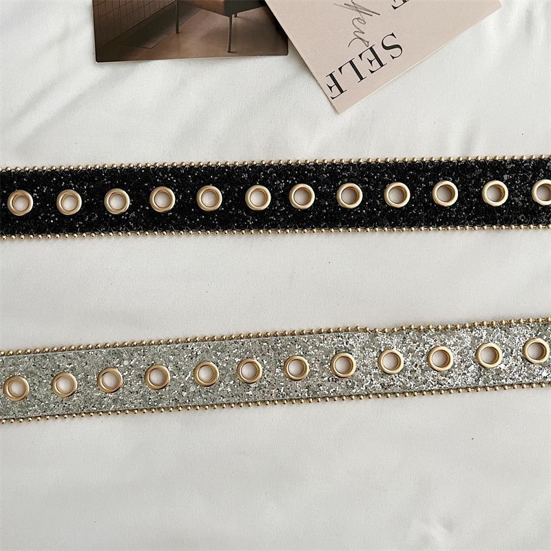 VIBE Retro Vintage Belt Riveted Belts Menswear Accessories Size ONE SIZE - 6 Thumbnail