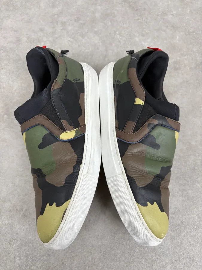 Givenchy 2010s Givenchy Camo Green Slip On Shoes by Riccardo Tisci Size US 11 / EU 44 - 6 Thumbnail