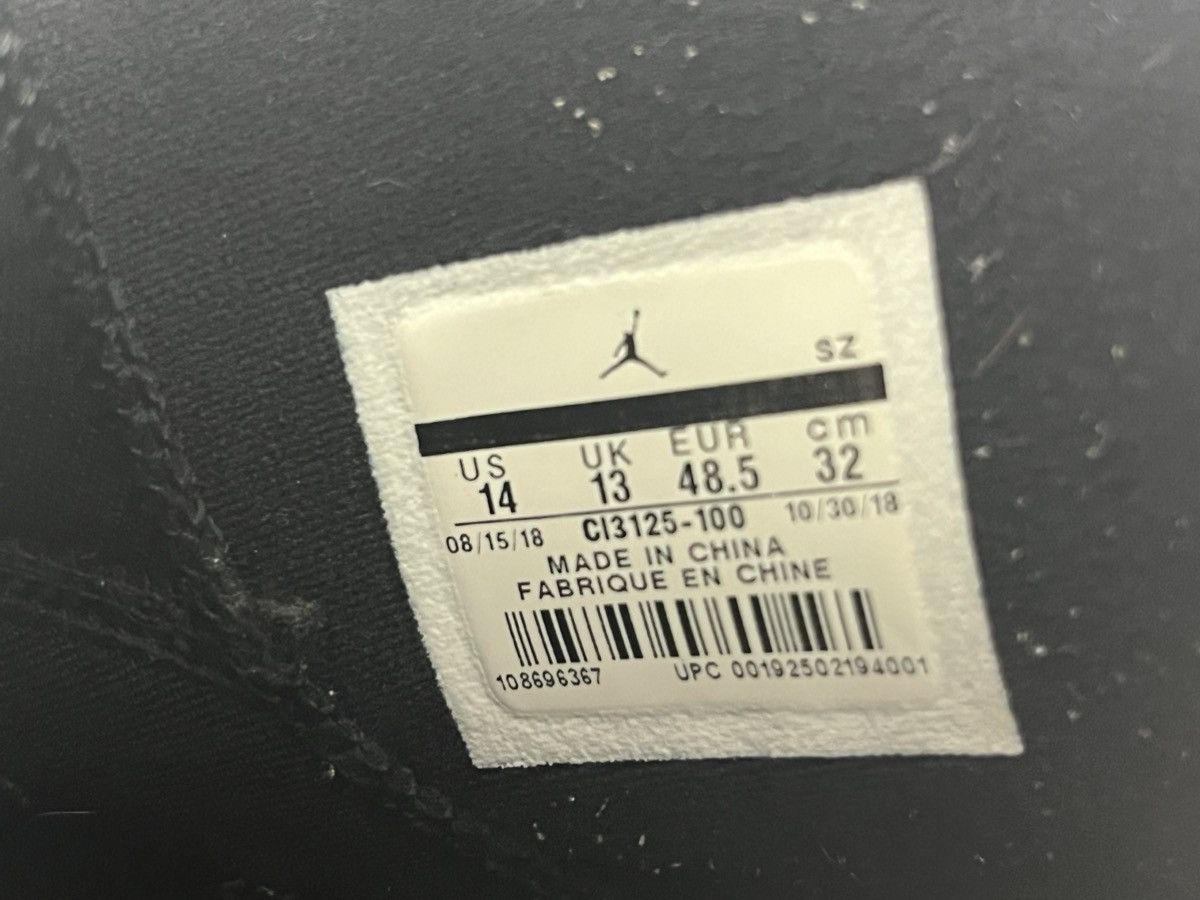 Jordan Brand Air Jordan 6 Retro LTR White Flint Flight Nostalgia Sz 14 Size US 14 / EU 47 - 11 Thumbnail