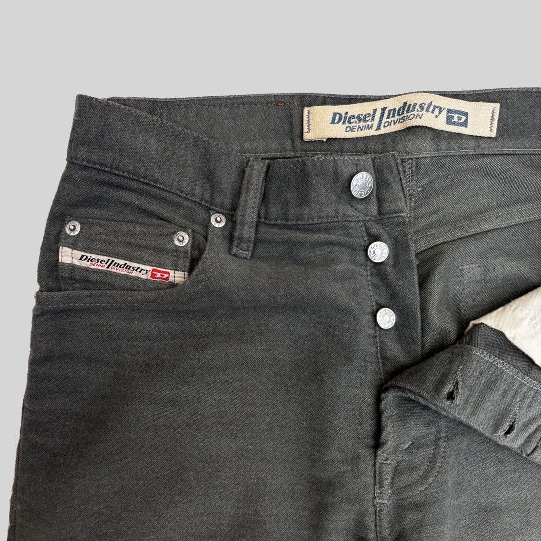 Diesel × Vintage Diesel 1990 90s Vintage W30 L32 Grey Designer Pants Trousers Size US 30 / EU 46 - 3 Thumbnail