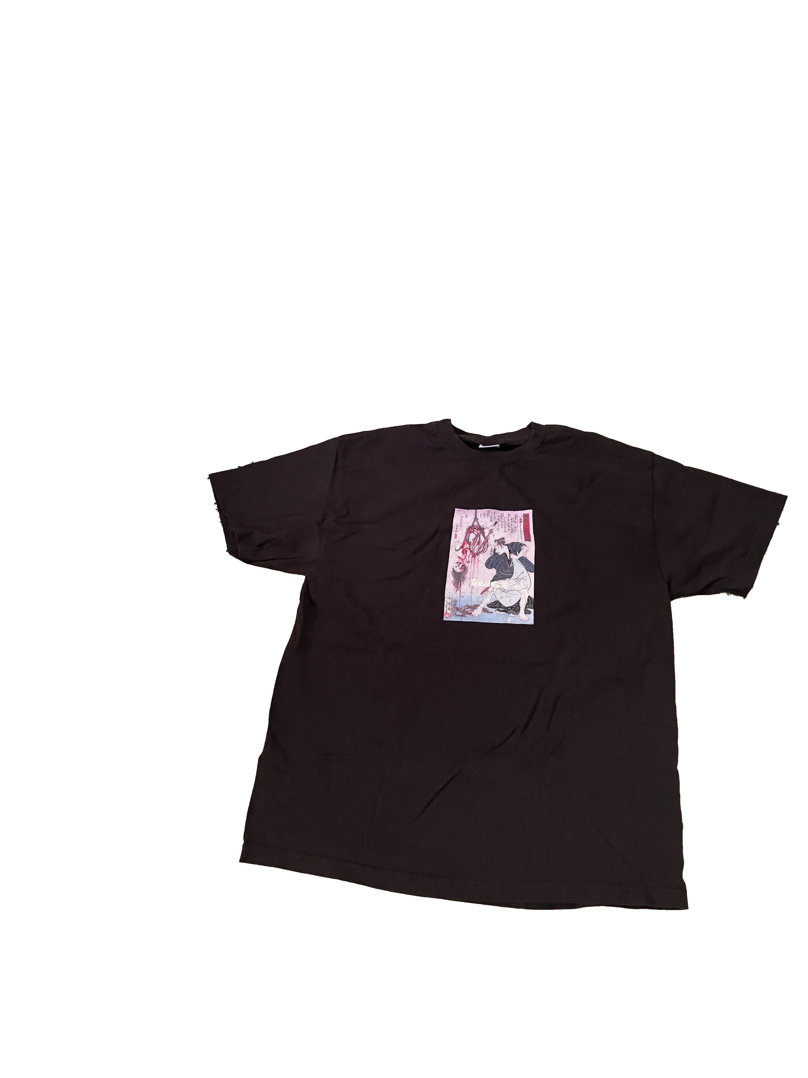 image of Fuct Beauty And Violence Tee in Black, Men's (Size XL)