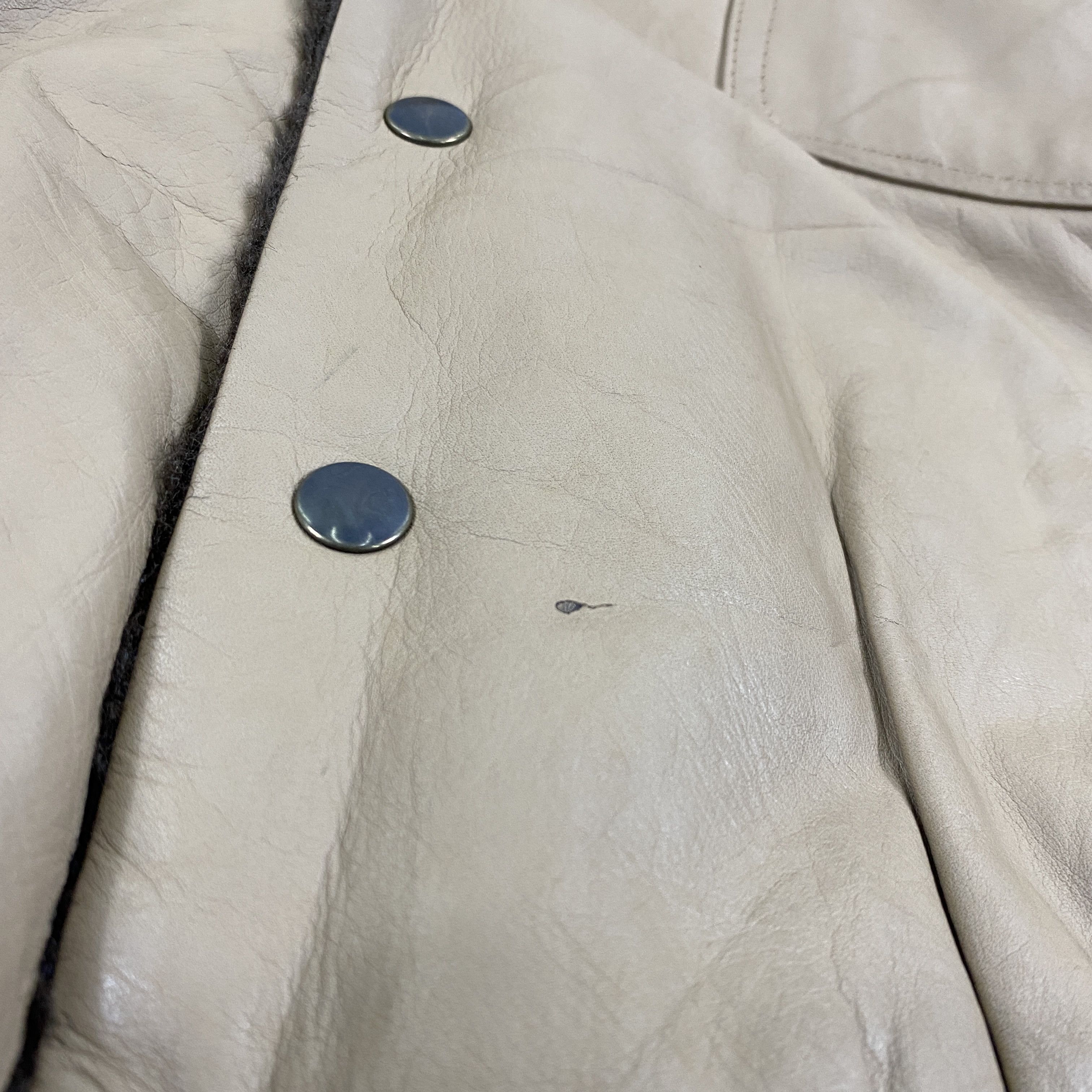 Leather Vintage Japanese Brand Leather Jacket -J056 Size US S / EU 44-46 / 1 - 11 Thumbnail