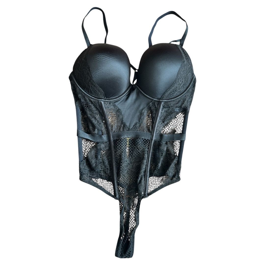 Victoria's Secret Victoria's Secret Sexy Little Things Lingerie Black  Rhinesto | Grailed