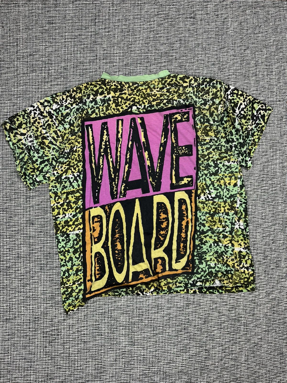 Japanese Brand × Vintage Vintage 90s wave board will smith style funky t-shirt Size US XL / EU 56 / 4 - 1 Thumbnail