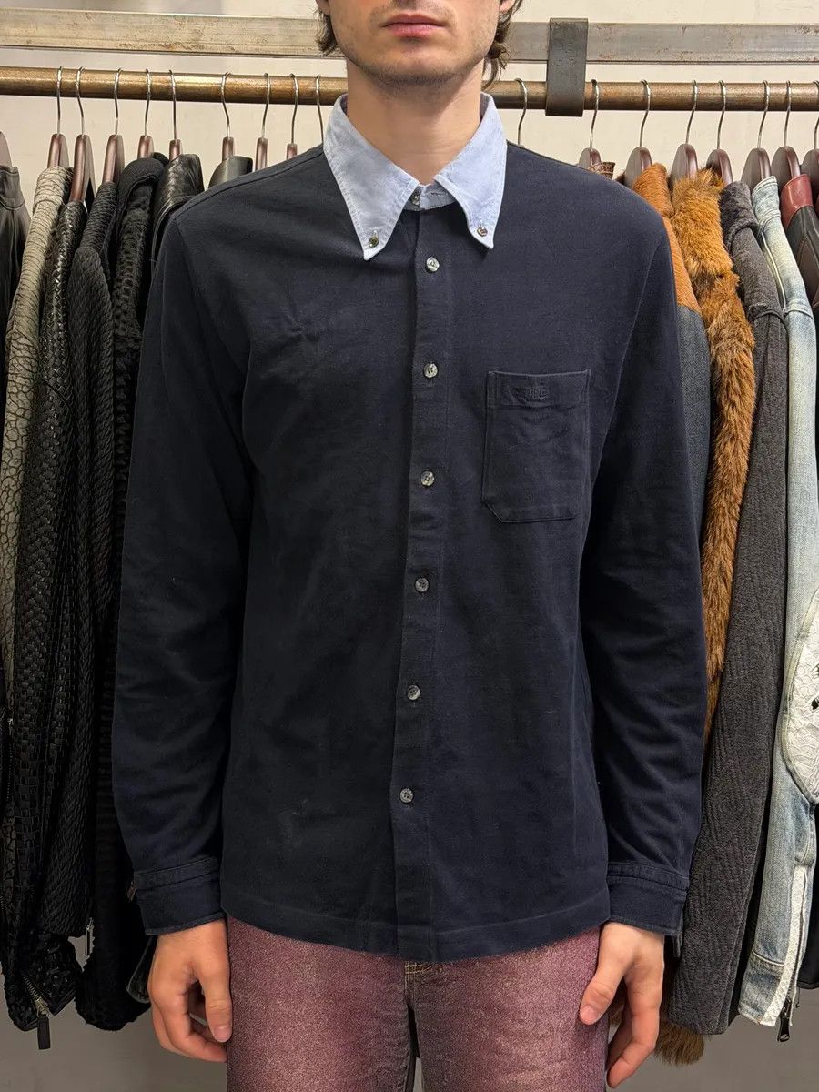 Celine 2000s Celine Navy Classy Pocket Shirt Size US M / EU 48-50 / 2 - 2 Thumbnail
