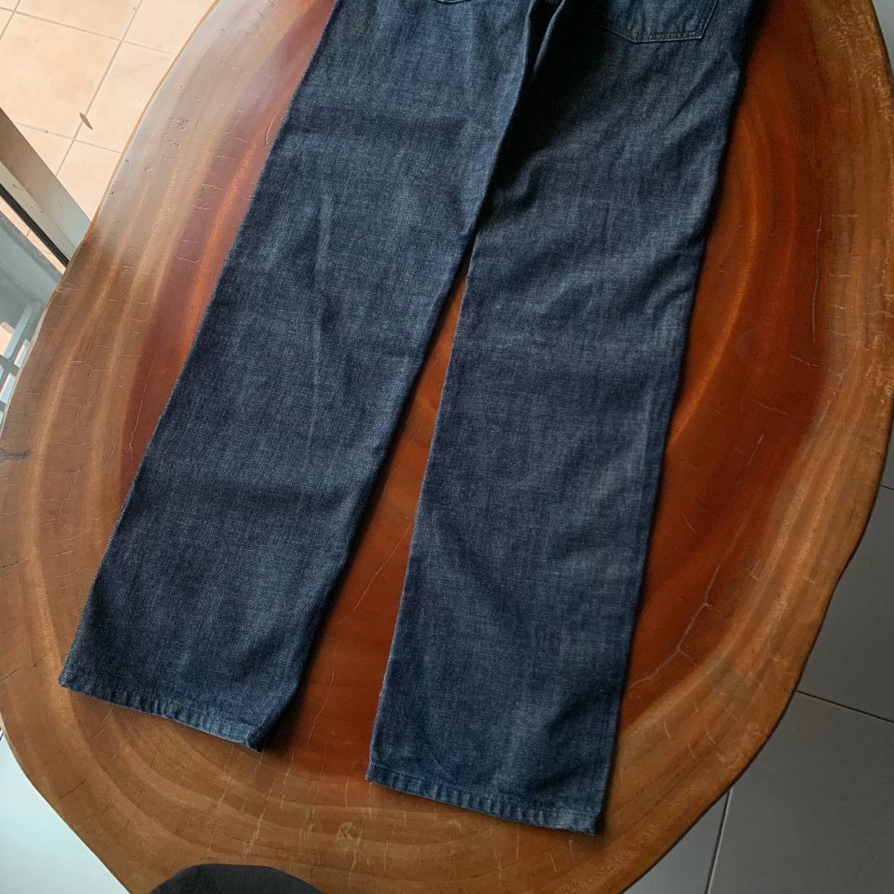 N.Hoolywood N.Hoolywood X Wrangler Blue Bell’s Dark Blue Denim Pants Size US 31 - 6 Thumbnail