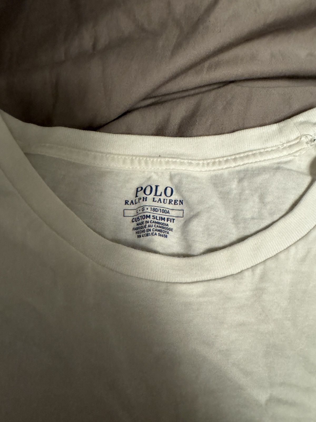 Polo Ralph Lauren White Polo T-Shirt Size US M / EU 48-50 / 2 - 3 Thumbnail