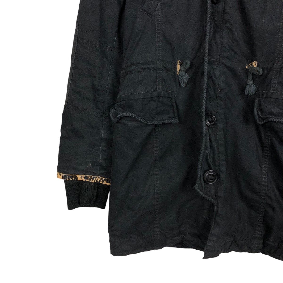 Japanese Brand Vintage Parka Jacket Moussy Military Design Mink Fur Hoodie Size US M / EU 48-50 / 2 - 5 Thumbnail