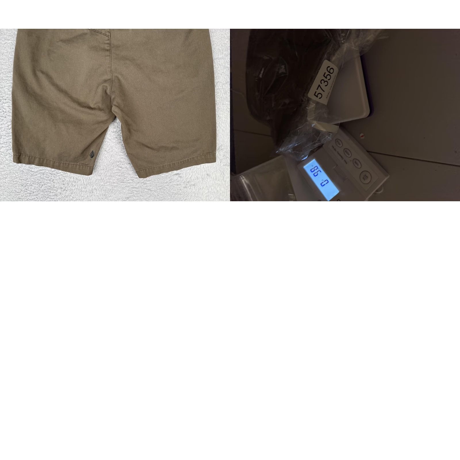 Volcom Volcom Mens Shorts 32 Brown Stretch Chino Flat Front 10 Inseam Casual Summer Size US 32 / EU 48 - 10 Thumbnail