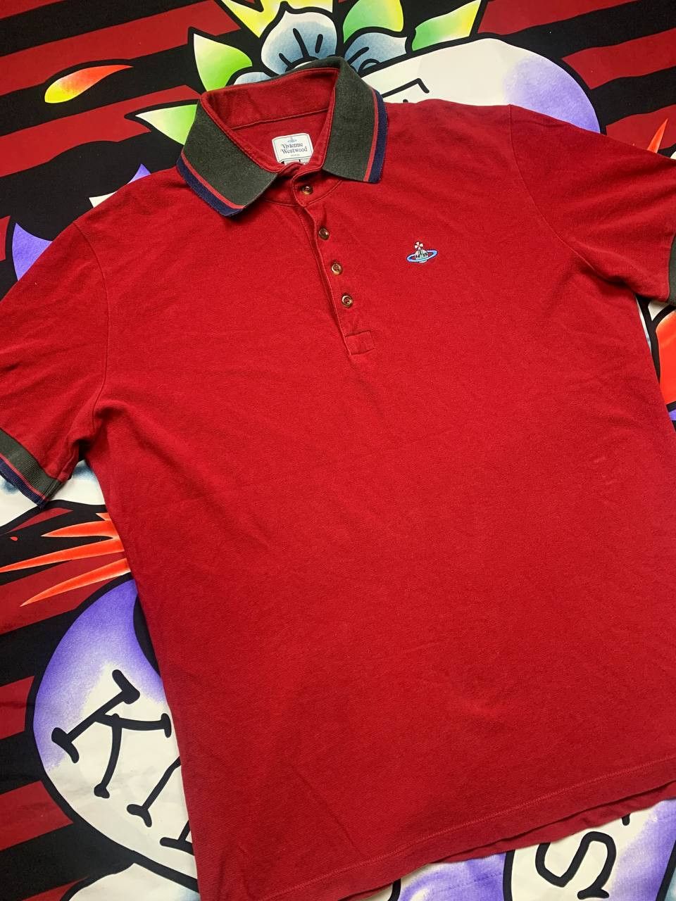 Vivienne Westwood Vivienne Westwood luxury polo red shirt Size XXL Size US XXL / EU 58 / 5 - 2 Thumbnail