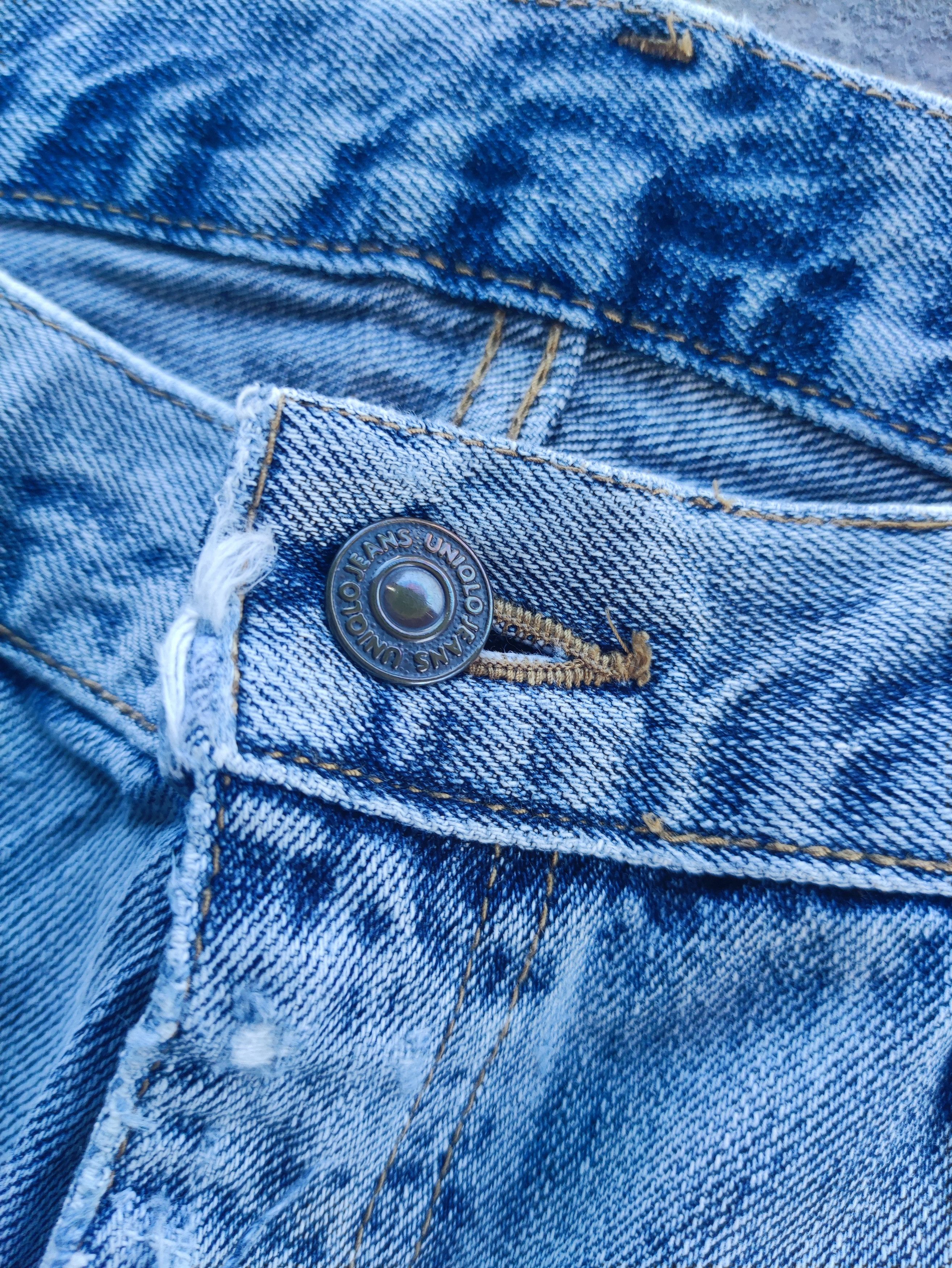 Japanese Brand Vintage Japanese Brand Baggy Denim Distressed Faded Pants Size US 37 - 5 Thumbnail