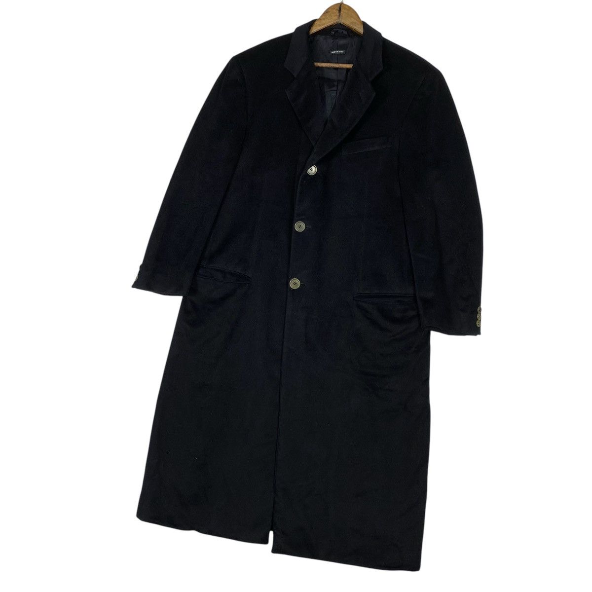 Giorgio Armani Vintage Giorgio Armani Cashmere Long Coatsa Jacket Size US XL / EU 56 / 4 - 4 Thumbnail