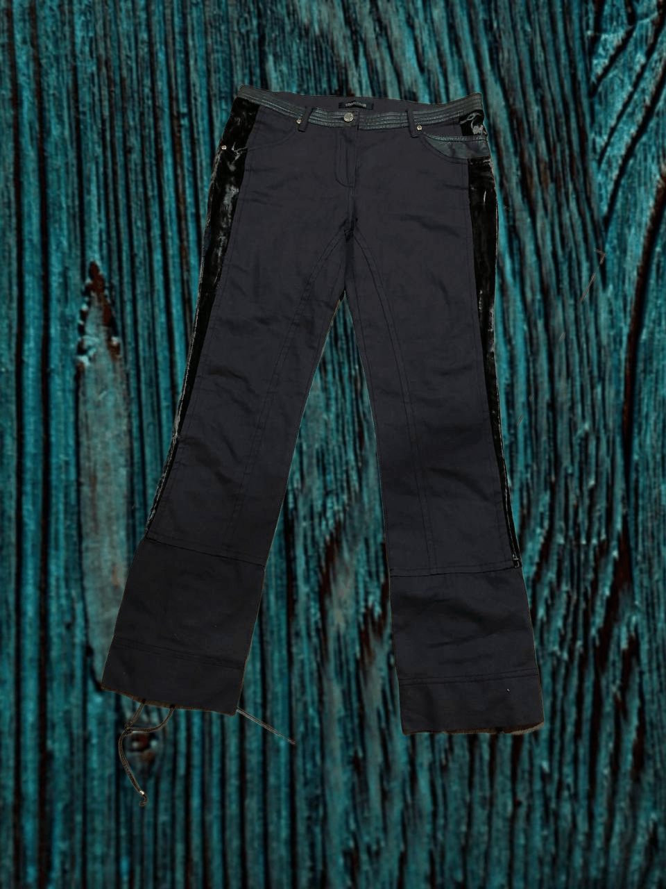 Roberto Cavalli Roberto Cavalli leather trousers pants Y2K Size 28" / US 6 / IT 42 - 1 Thumbnail