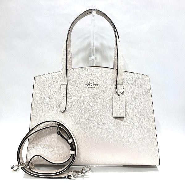 image of Coach Charlie Carry All Bag in White, Women's