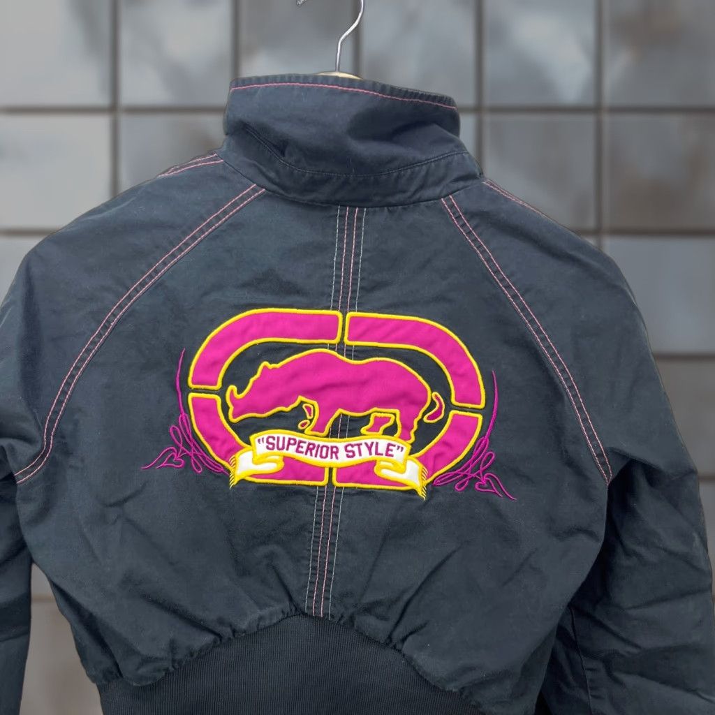 Vintage VINTAGE Ecko Red Jacket Women L Red Hip Hop Basic Jacket Tracksuit Size L Size L / US 10 / IT 46 - 1 Thumbnail