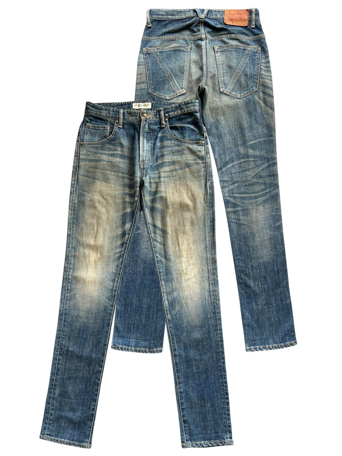 Vanquish Vintage Vanquish Distressed Mudwash Denim Jeans 30x31.5 Size US 30 / EU 46 - 1 Thumbnail
