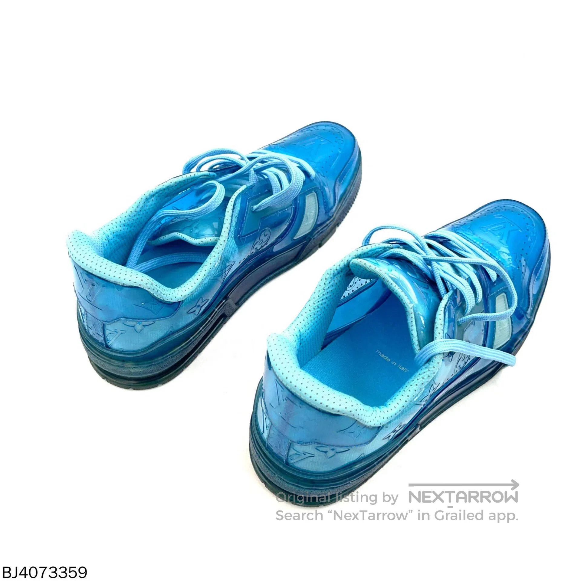 Louis Vuitton louis vuitton trainer leather low-top sneakers. Size US 7 / EU 40 - 3 Thumbnail