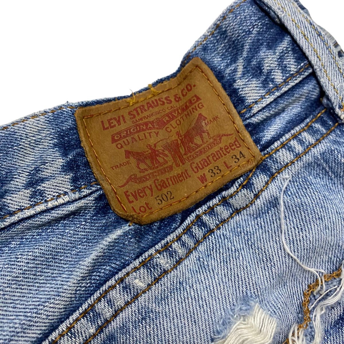 Levi's LEVIS 502 DISTRESSED CUSTOM MADE Size US 30 / EU 46 - 10 Thumbnail