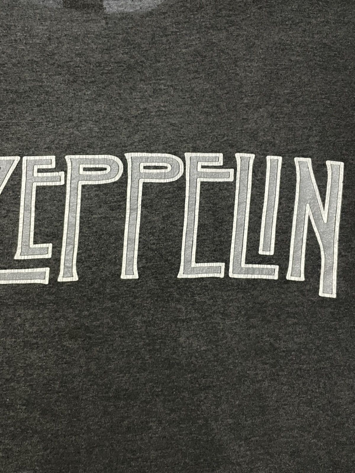 Band Tees Vintage 80s LedZeppelin Zoso Single Stitch Rare Sunfaded Tee Size US L / EU 52-54 / 3 - 20 Thumbnail