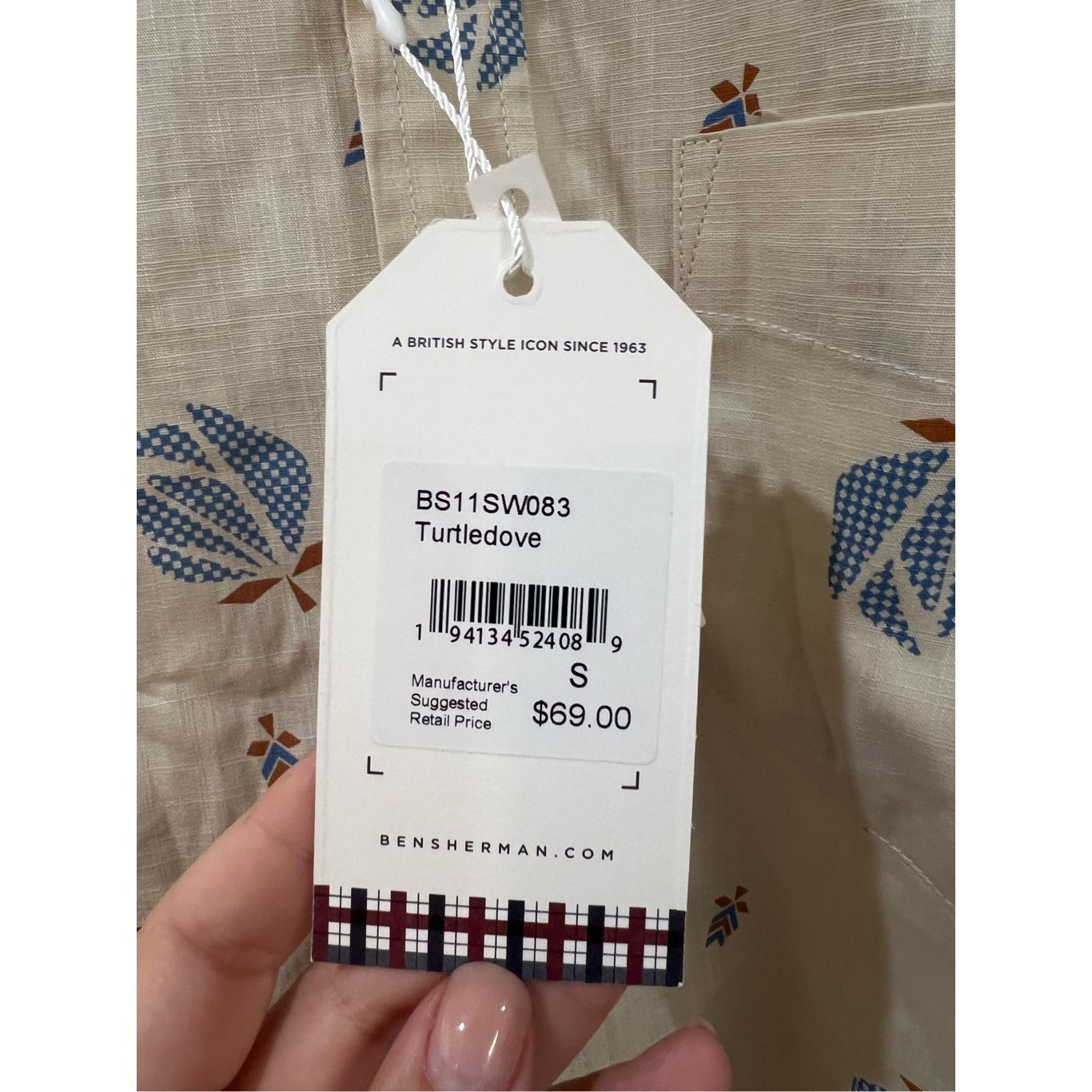 Ben Sherman Ben Sherman NWT Digi Floral Print Short Sleeve Woven sz S Size US S / EU 44-46 / 1 - 5 Thumbnail