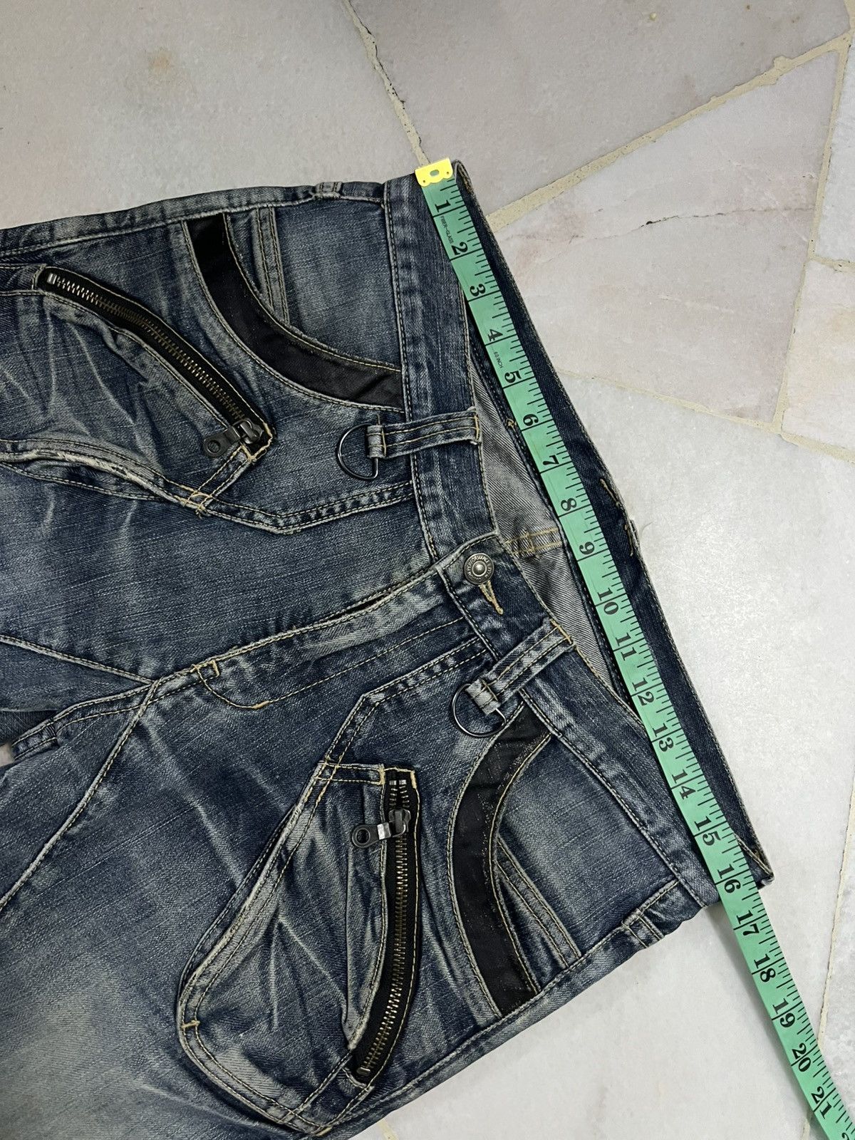 PPFM 💥RARE PPFM CURVED DISTRESSED JEAN Size US 32 / EU 48 - 5 Thumbnail