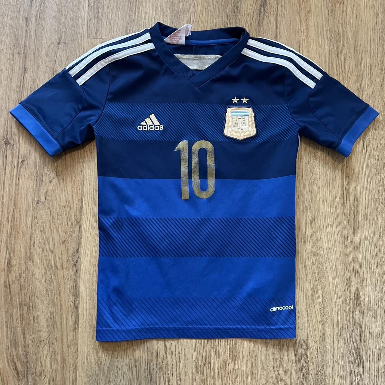 Adidas 2013-14 Messi Argentina Away Football Shirt Size US XXS / EU 40 - 2 Thumbnail