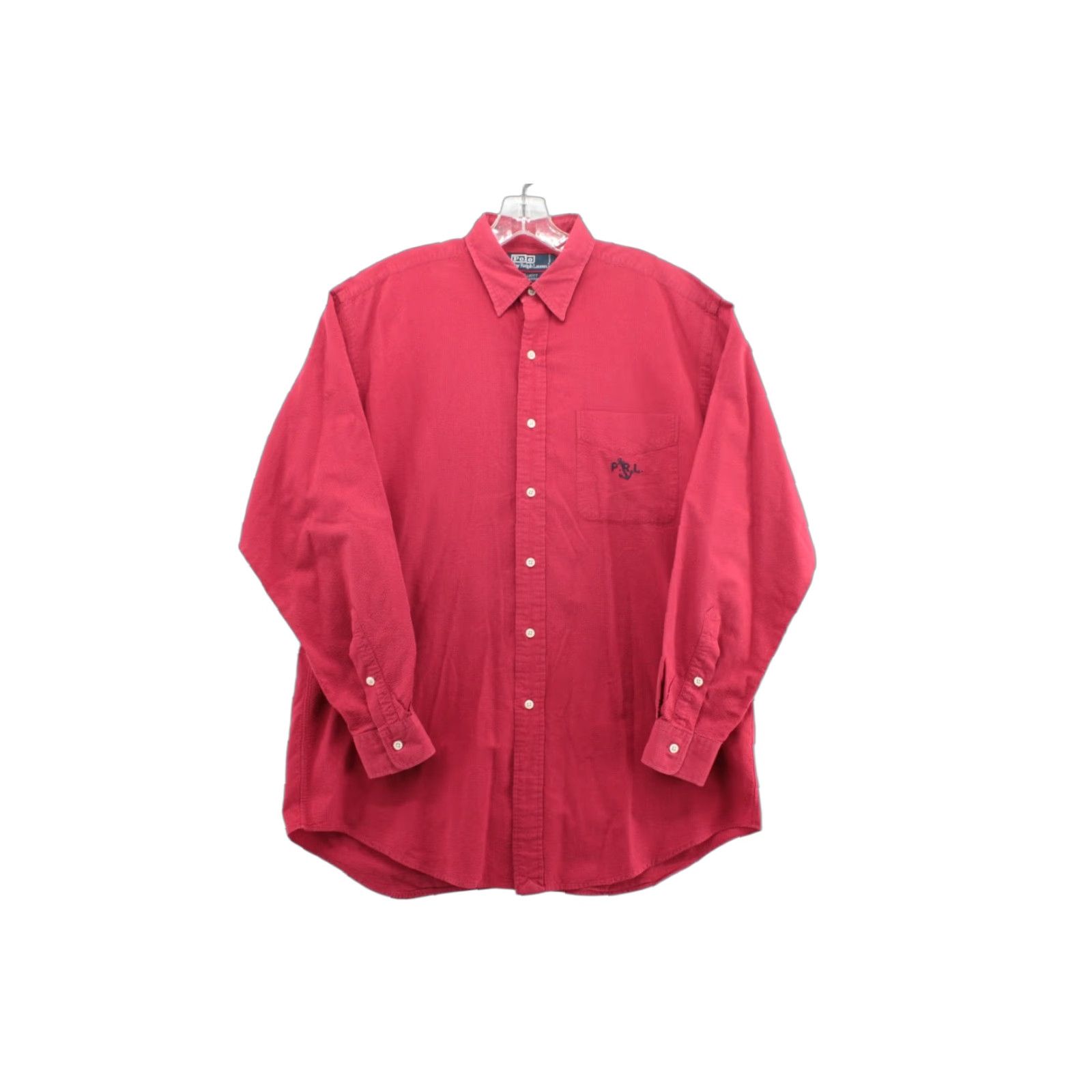 Polo Ralph Lauren VINTAGE Polo Ralph Lauren Shirt Men M Red Micro Check Logo Minimal Preppy Size US M / EU 48-50 / 2 - 1 Thumbnail