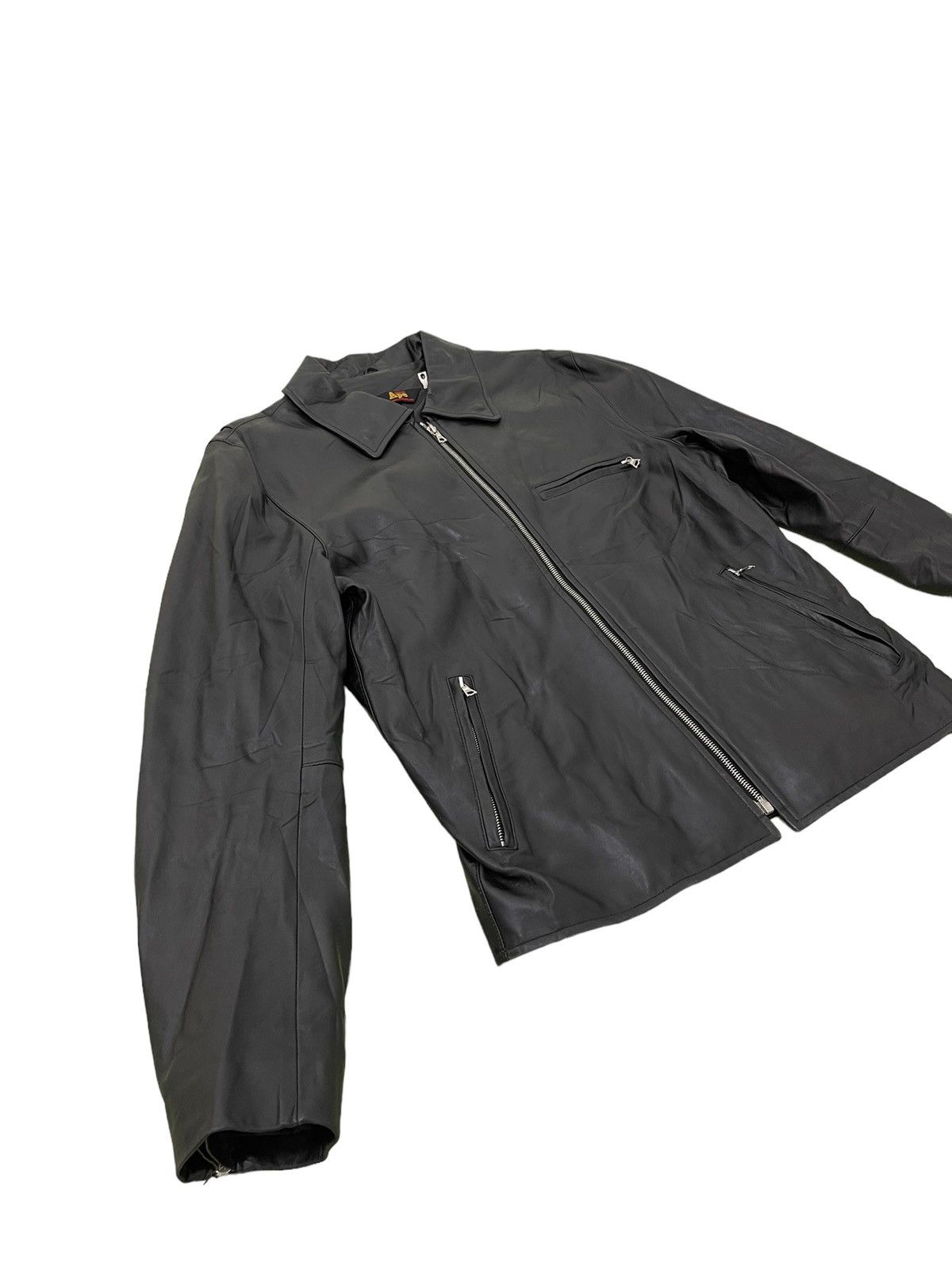 Bape Bape Sheep Skin Leather Jacket Nigo Bathing Ape Y2K 2🟦 Size US L / EU 52-54 / 3 - 5 Thumbnail