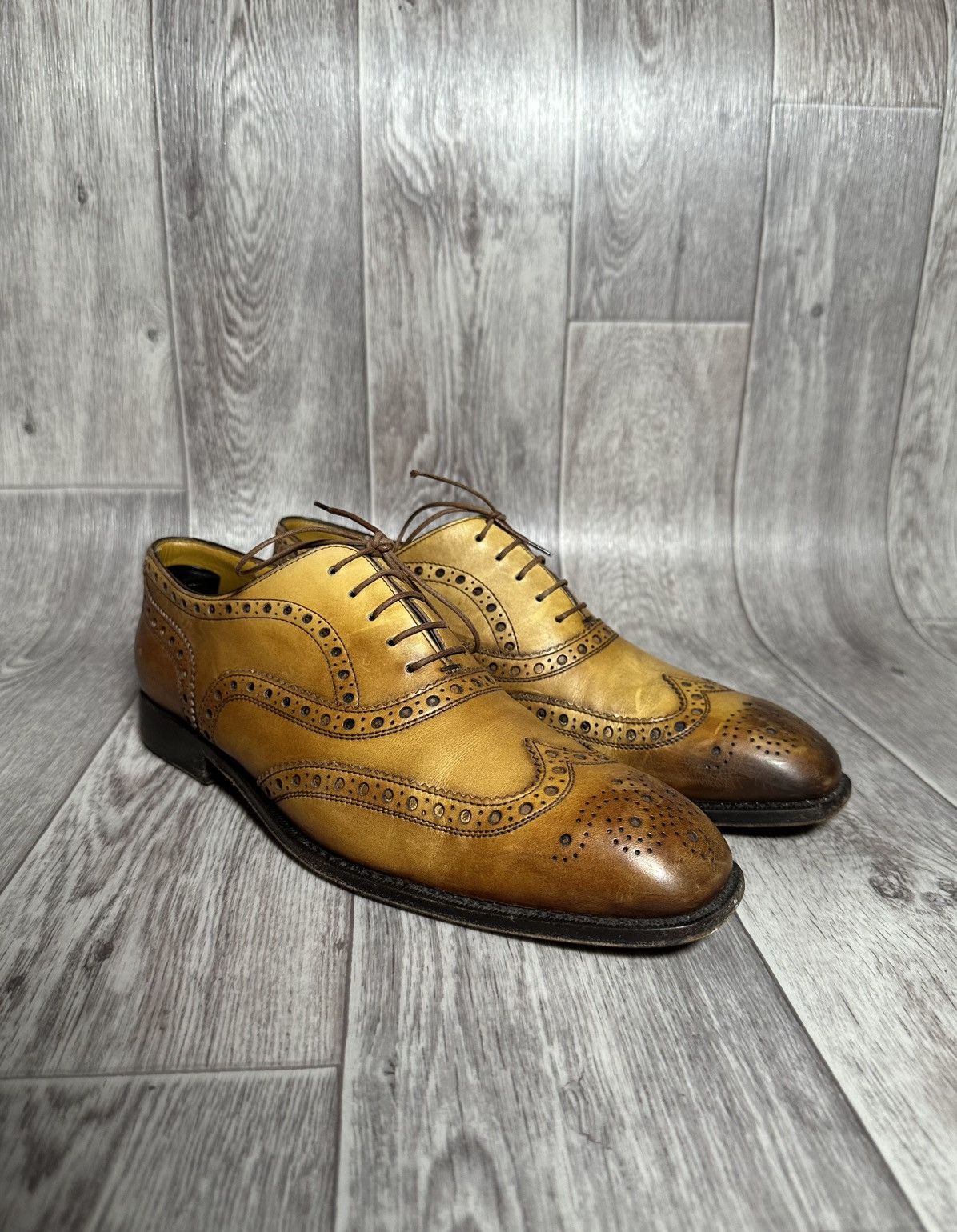 Hugo Boss Hugo Boss Selection Oxford Casual Leather Shoes 8,5 Size US 8.5 / EU 41-42 - 1 Thumbnail