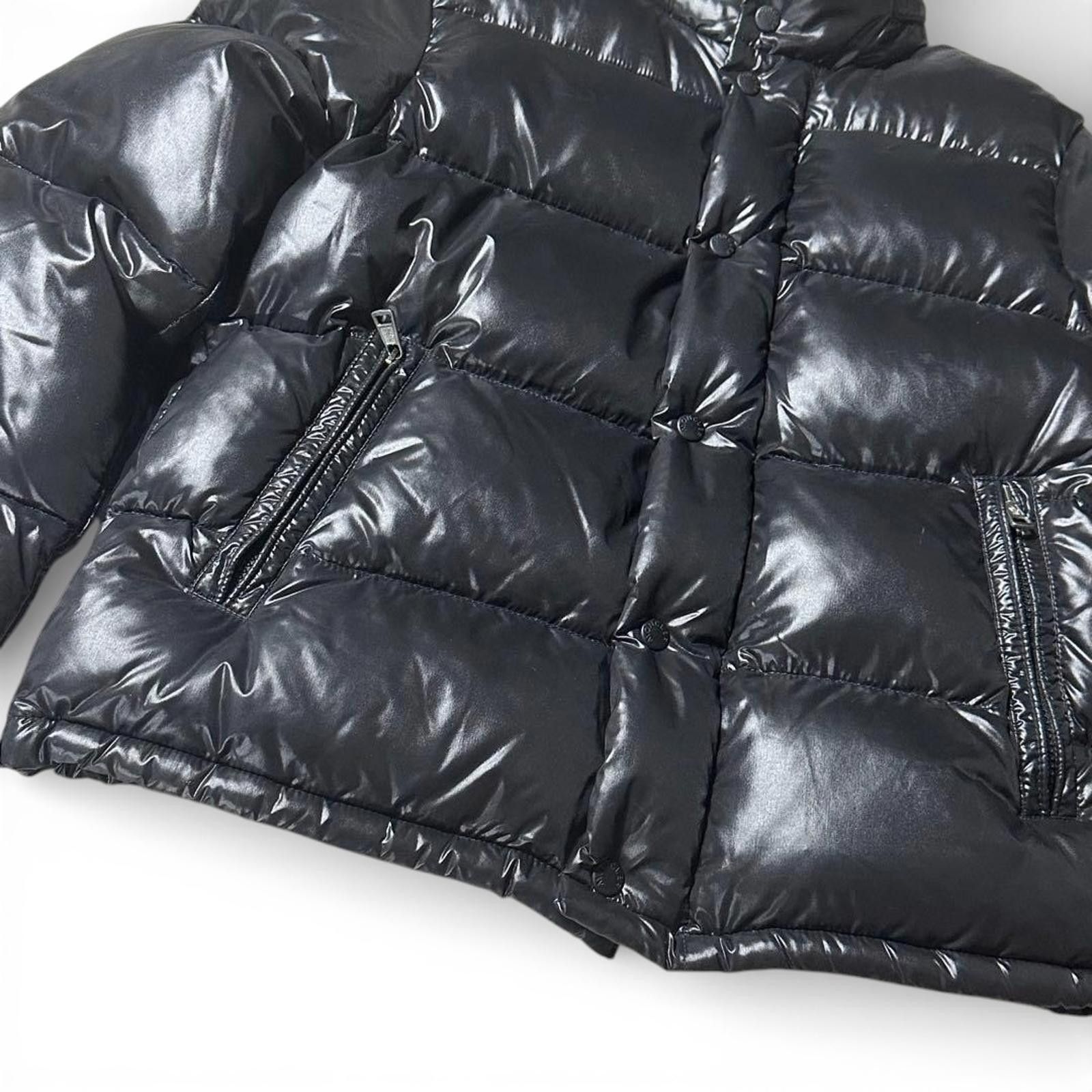 Moncler Moncler - Men's Black Shiny Puffer Jacket Size US M / EU 48-50 / 2 - 3 Thumbnail