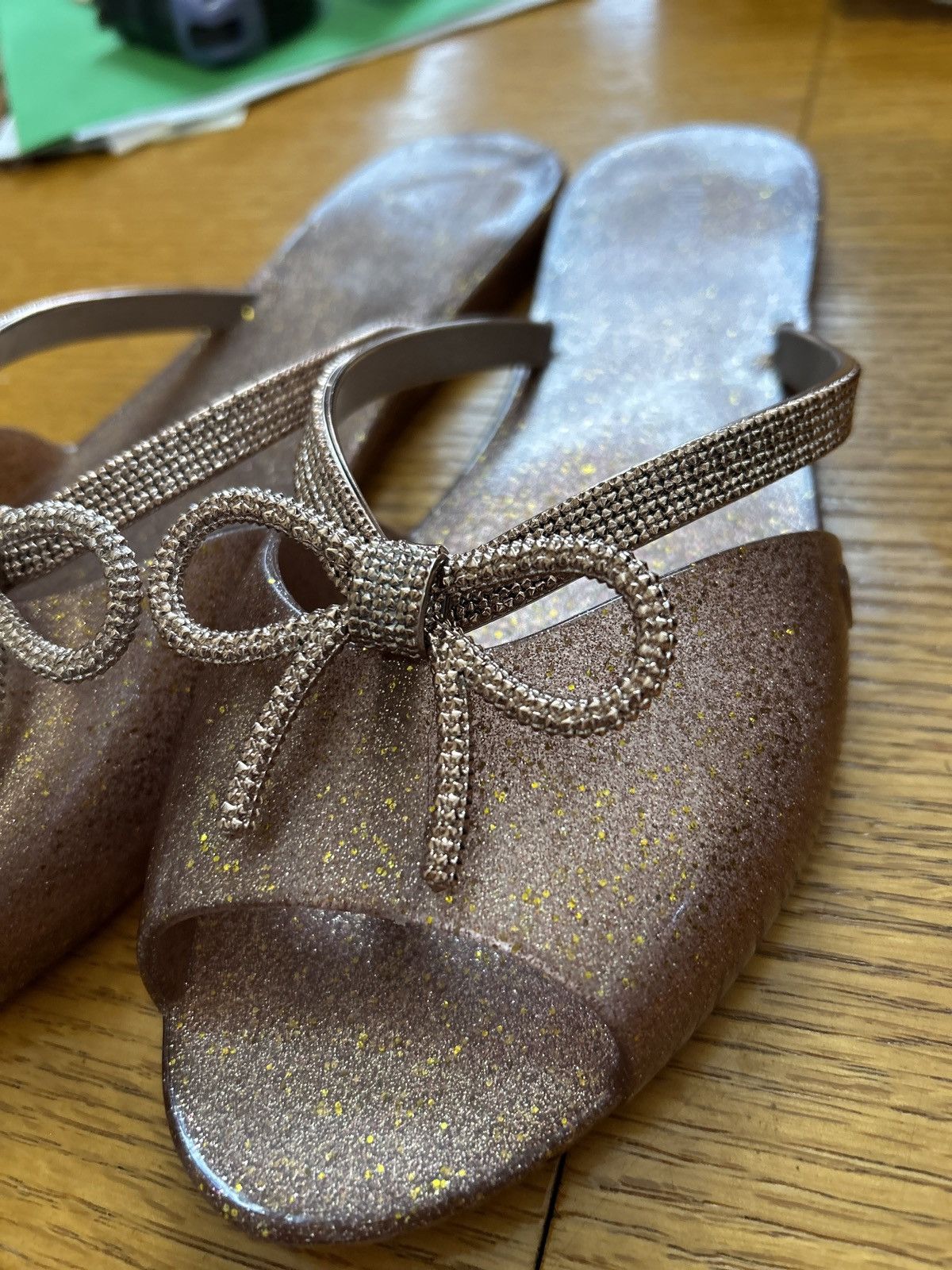 Melissa Melissa glitter jelly slides size 8 Size US 8 / IT 38 - 3 Thumbnail