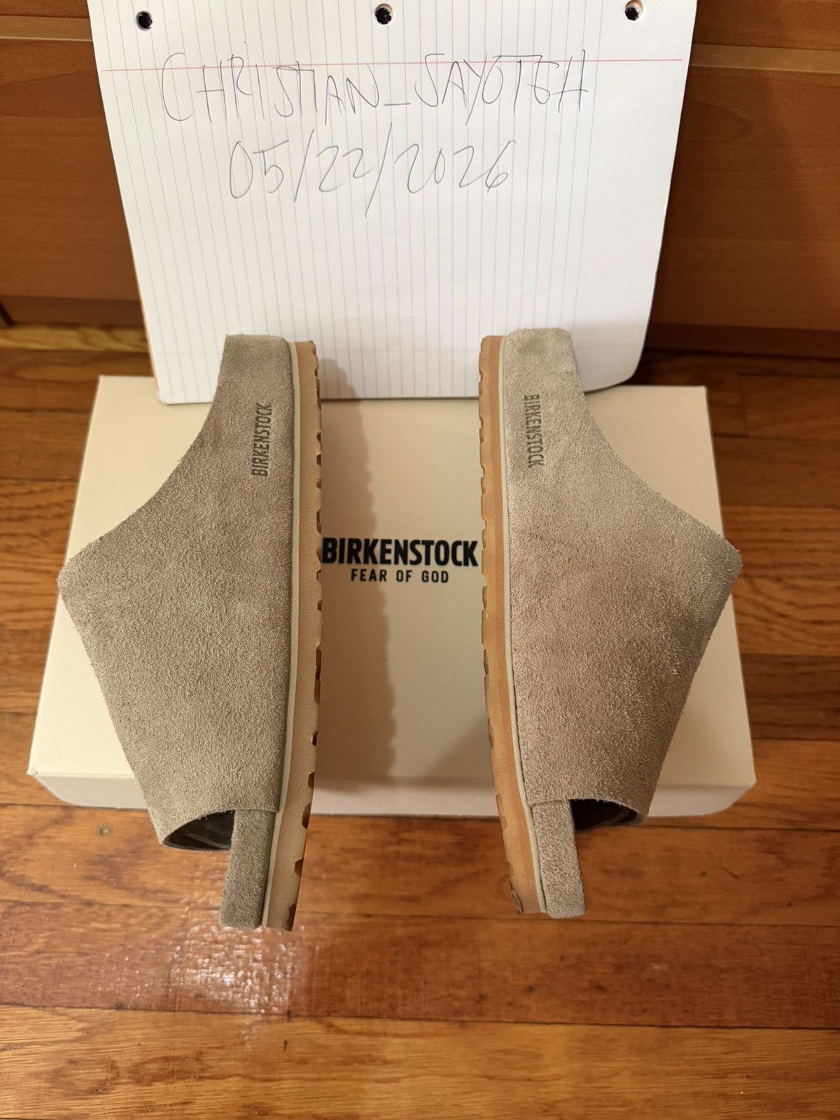 Birkenstock × Fear of God fear of god x birkenstock Los feliz taupe EU 41 men Size US 8 / EU 41 - 5 Thumbnail