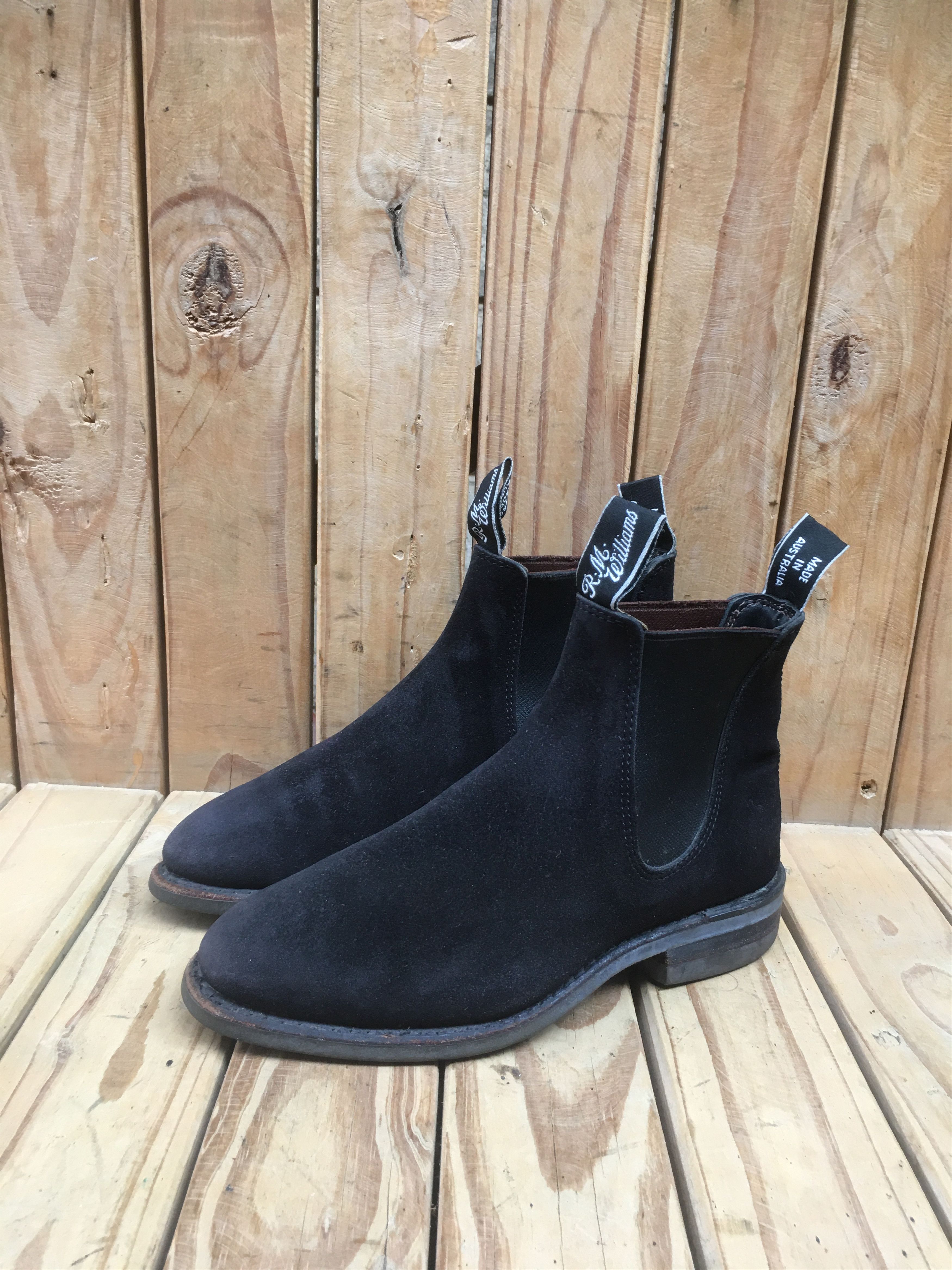 R.M. Williams RM Williams Black Australian Suede Boots Size UK 3 G USA 5.5 Size US 5.5 / IT 35.5 - 2 Thumbnail