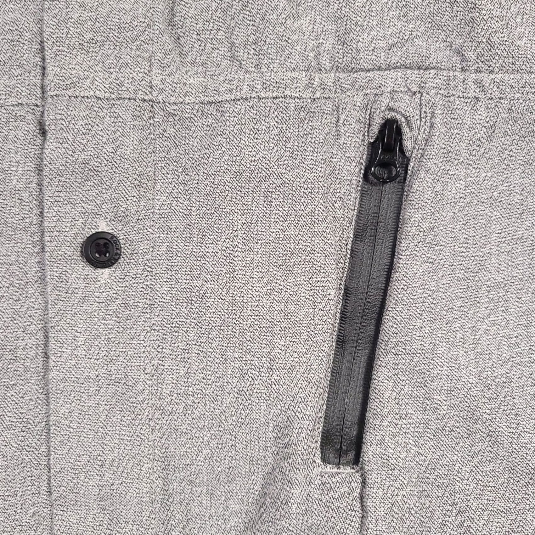 Vintage Rock & Republic Shirt Mens Large Gray Zip Pocket Long Sleeve Button Up Size US L / EU 52-54 / 3 - 5 Thumbnail