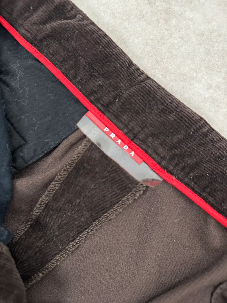 Prada 2000s Prada Brown Velvet Cozy Pants Size US 34 / EU 50 - 10 Thumbnail