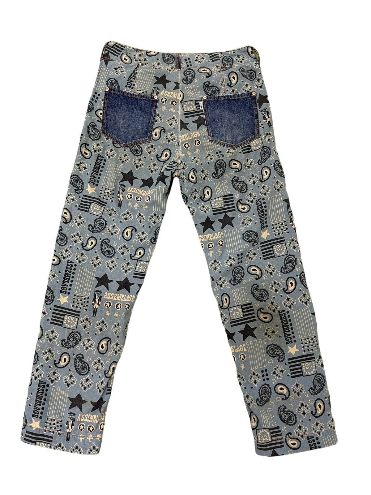 Supreme Bandana Jacquard Baggy Jean Blue Supreme Bandana Jacquard