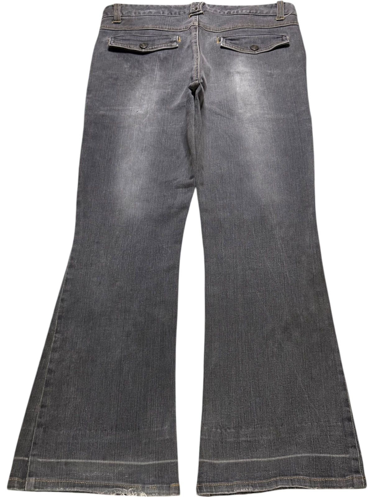 Japanese Brand Vintage Japanese Brand Bush Pant Faded Wash Flare Jeans Size US 30 / EU 46 - 2 Thumbnail