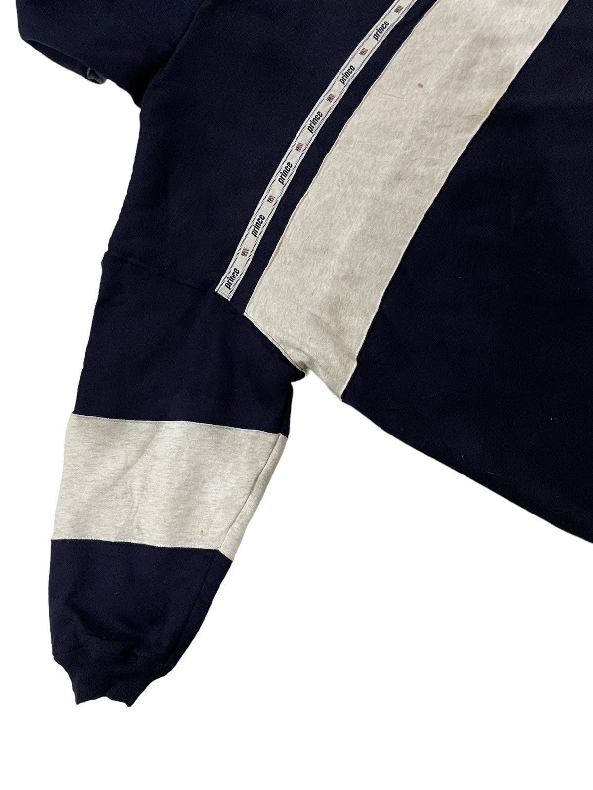 Prince × Vintage Vintage 90s Prince Tennis Faux Fleece Zip-up Hoodie Jacket Size US L / EU 52-54 / 3 - 12 Thumbnail