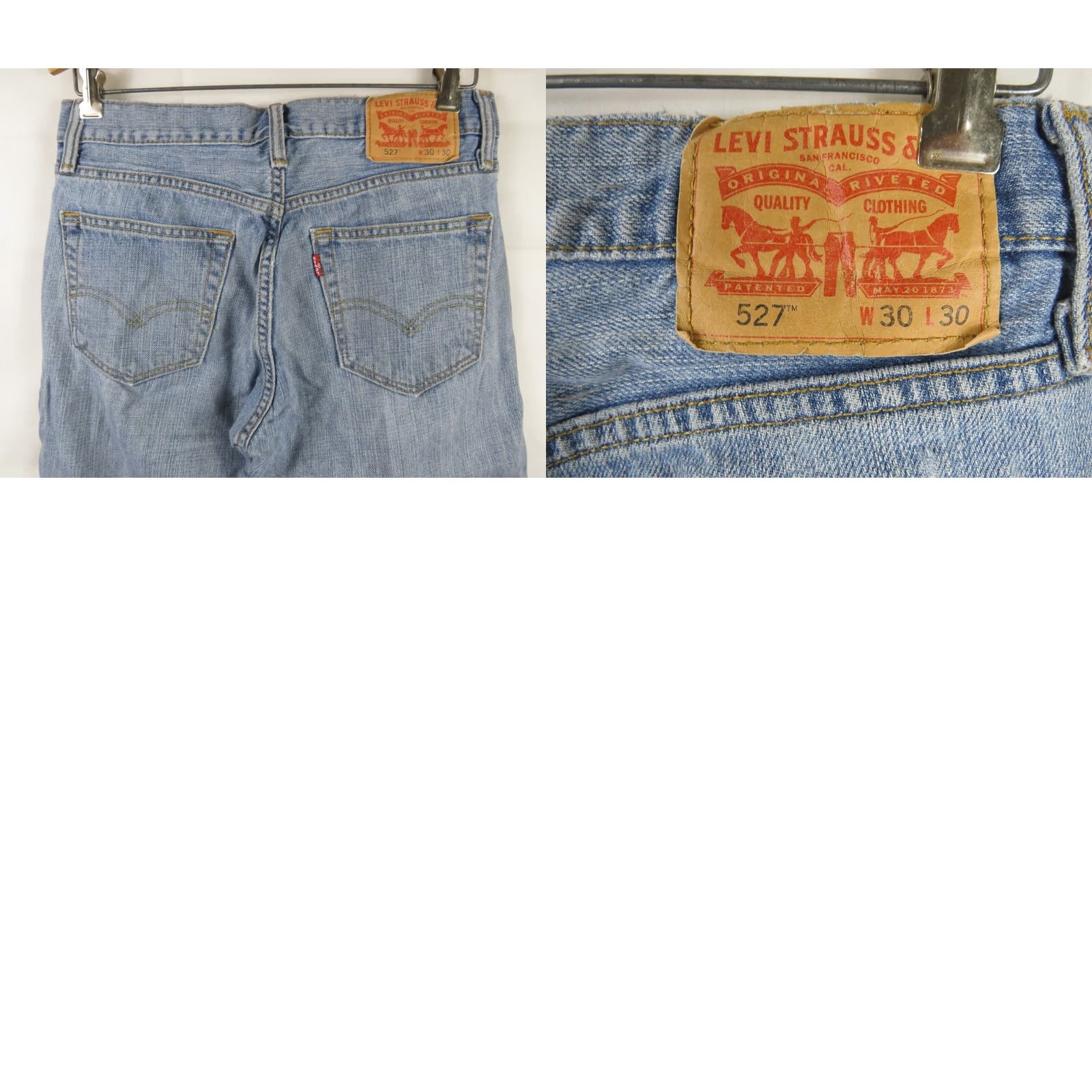 Levi's VINTAGE Levi's 527 Jeans Bootscut Relaxed Denim Blue 30X30 Men Size 30X30 Size US 30 / EU 46 - 8 Thumbnail