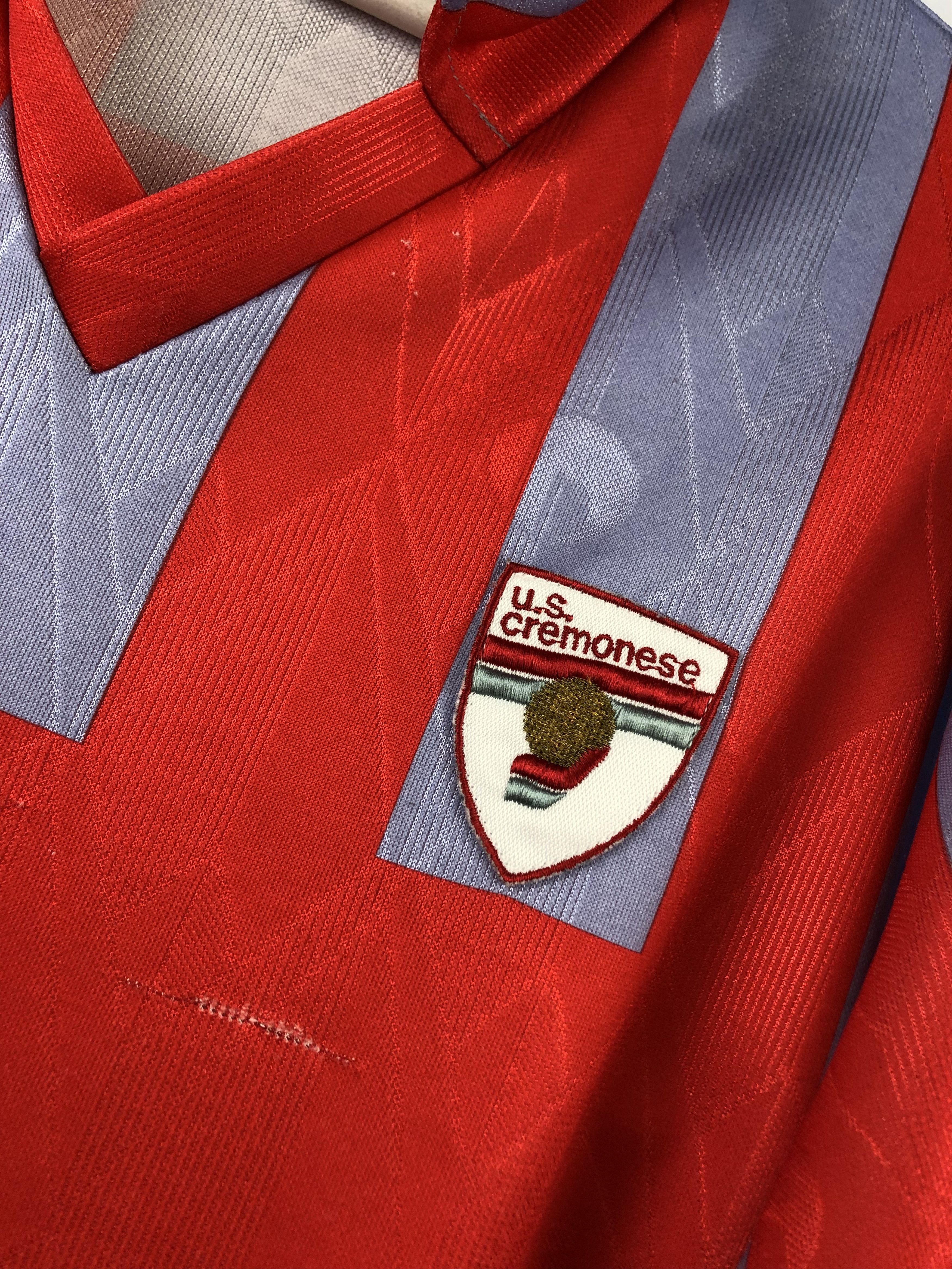 Vintage U.S. Cremonese Home football shirt 1992/1995 Soccer Jersey Size US M / EU 48-50 / 2 - 5 Thumbnail